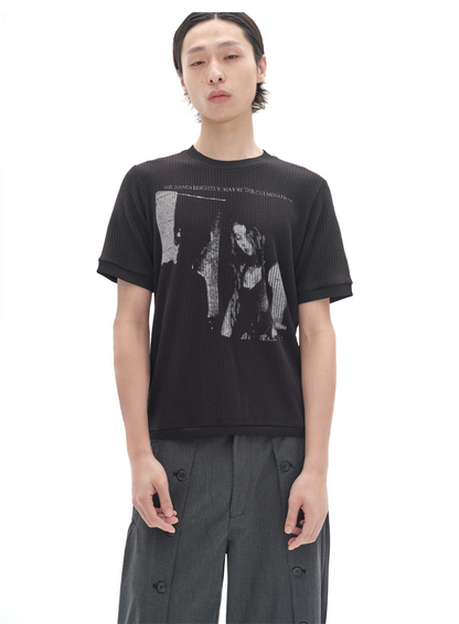 LIGHT ROCK PRINT T-SHIRT