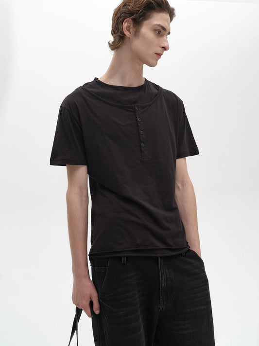 LAYERED SHORT SLEEVE TEE