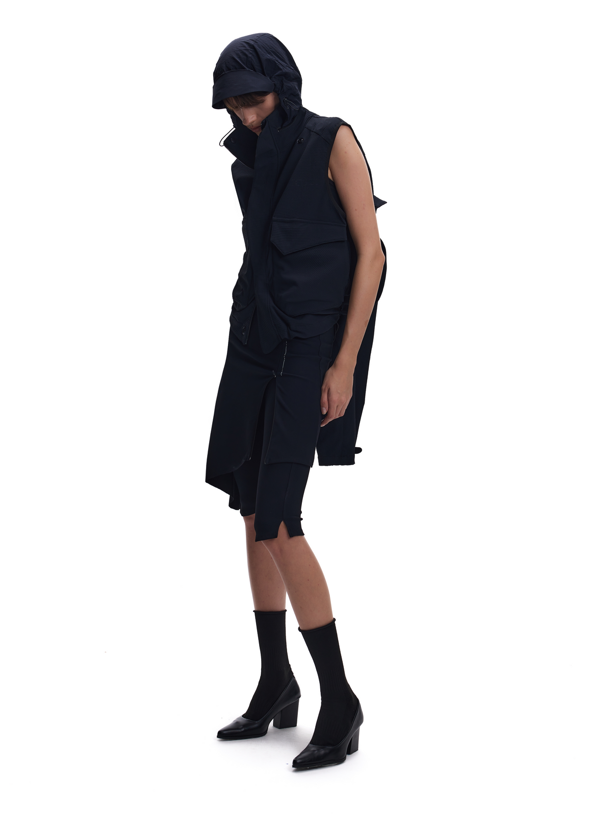 HONEYCOMB TEXTURED WATER-RESISTANT JACKET