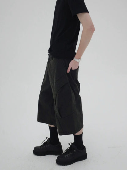 DECONSTRUCTED WORK SHORTS