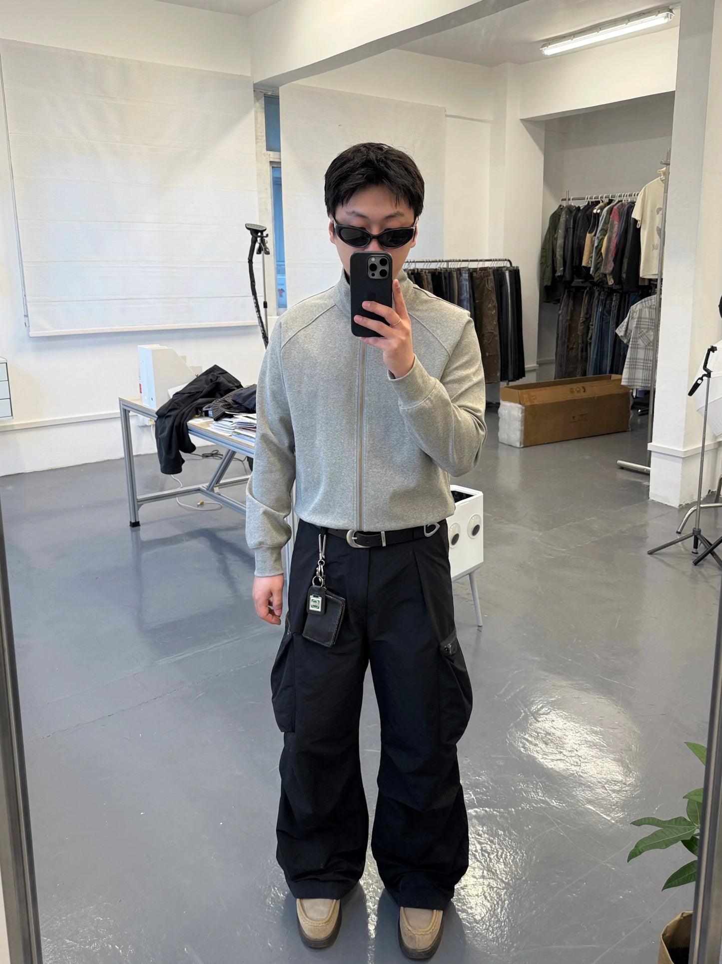 NYLON POCKET CARGO PANTS