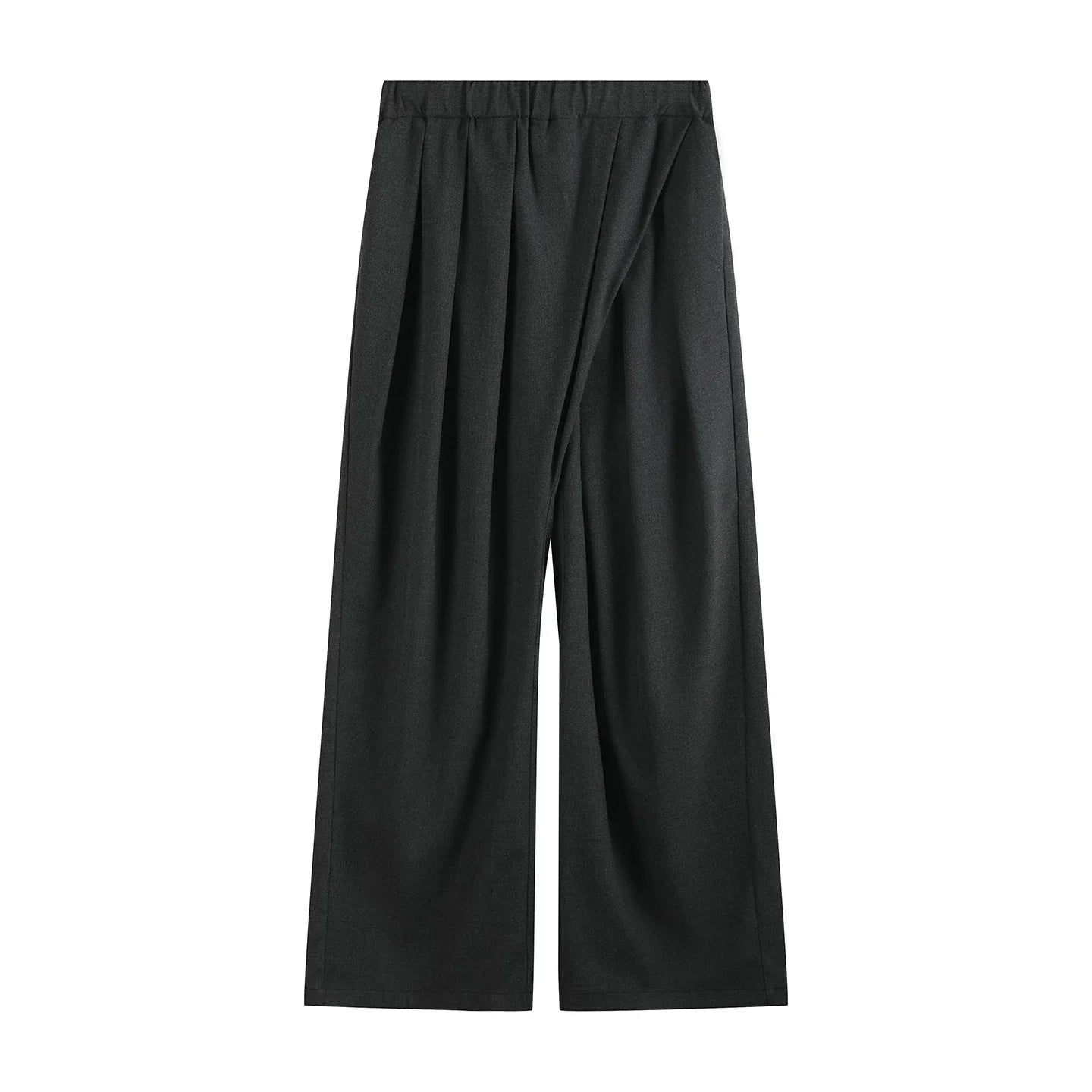 HIGH WAIST PLEATED WIDE LEG PANTS