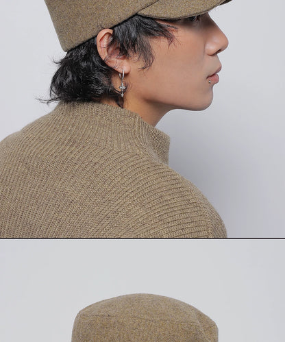 WOOL FLAT TOP CAP 16