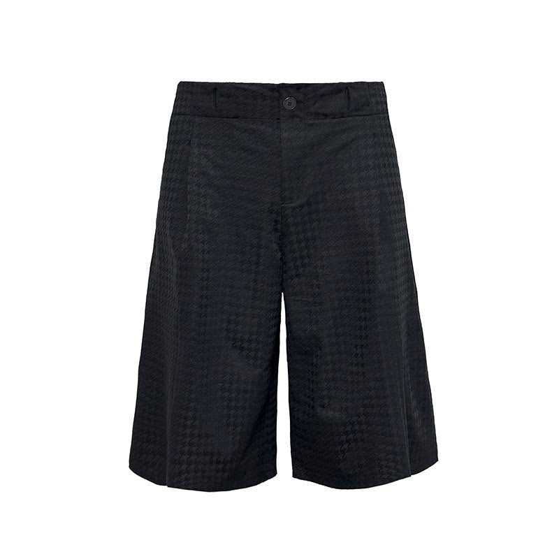 MULTICOLOR PLEATED CHAMBRAY PANTS