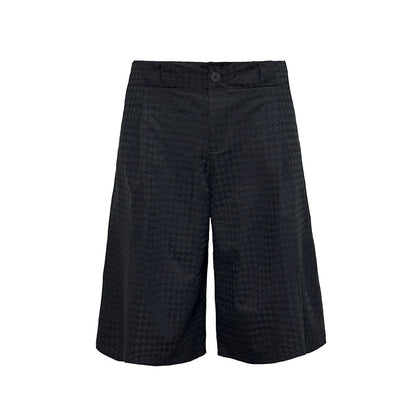 MULTICOLOR PLEATED CHAMBRAY PANTS