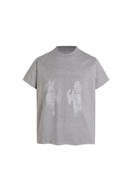 VINTAGE FUZZY TRI-COLOR T-SHIRT