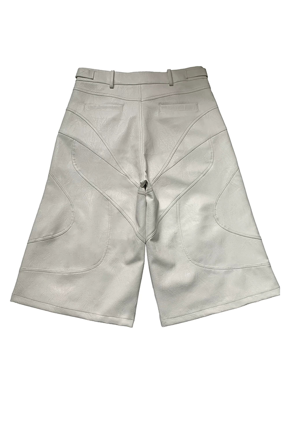 DECONSTRUCTED PU LEATHER PANTS