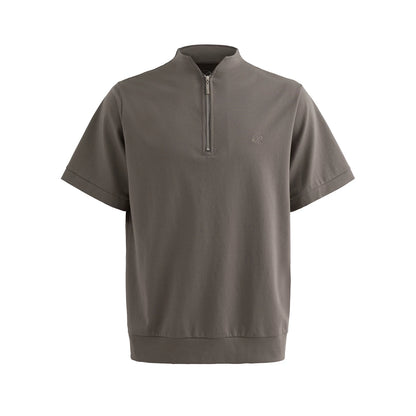ICE SILK STAND-UP COLLAR POLO