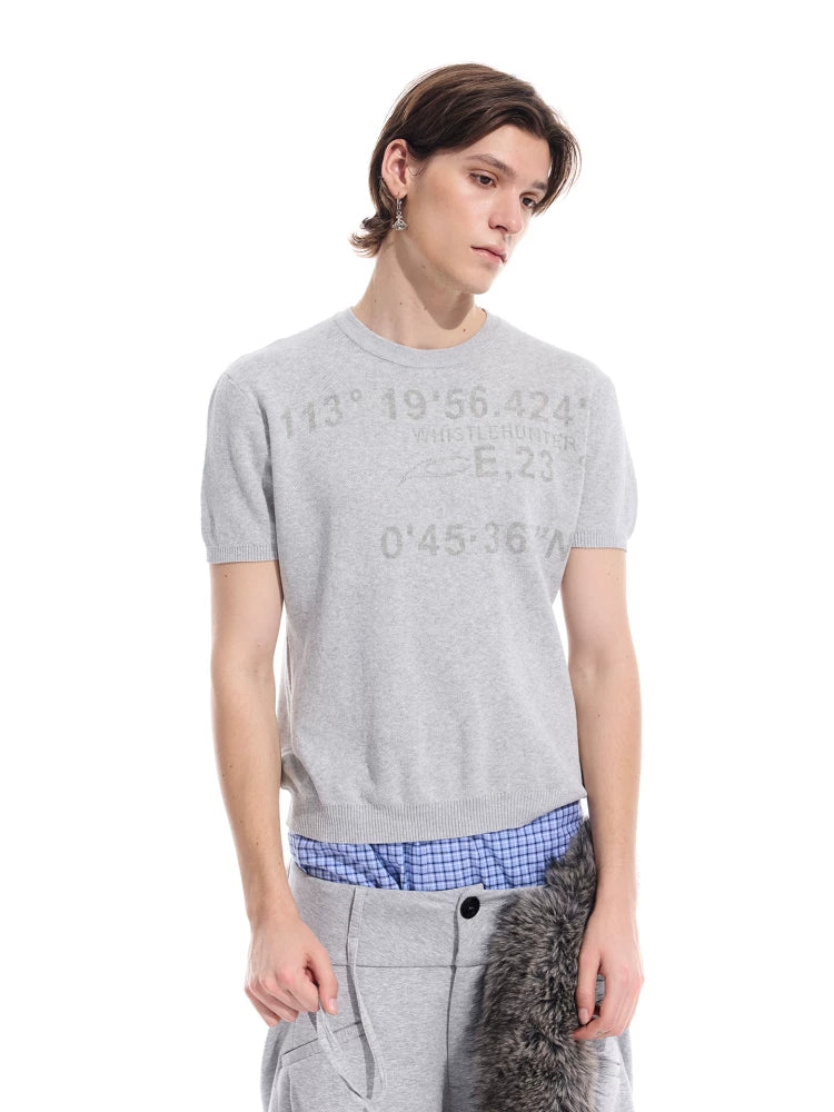 JACQUARD T-SHIRT