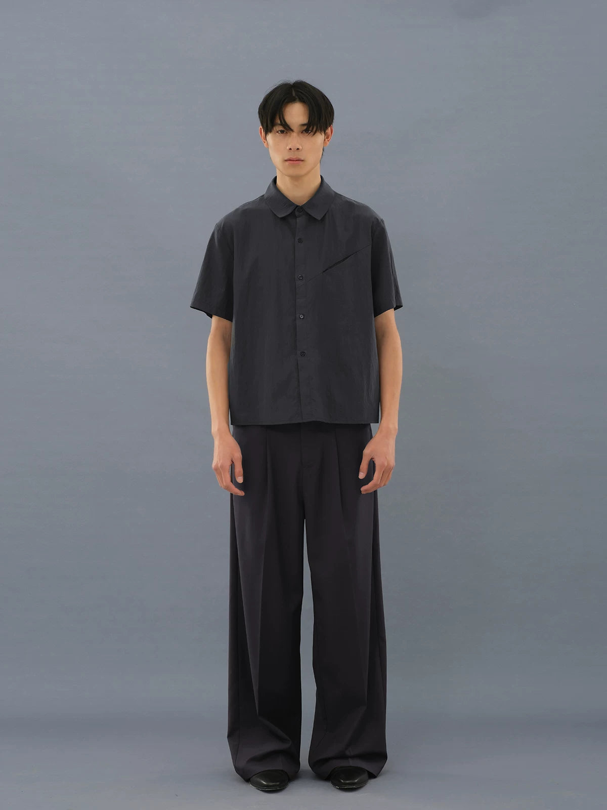 TENCEL BLEND SHORT SLEEVE SHIRT