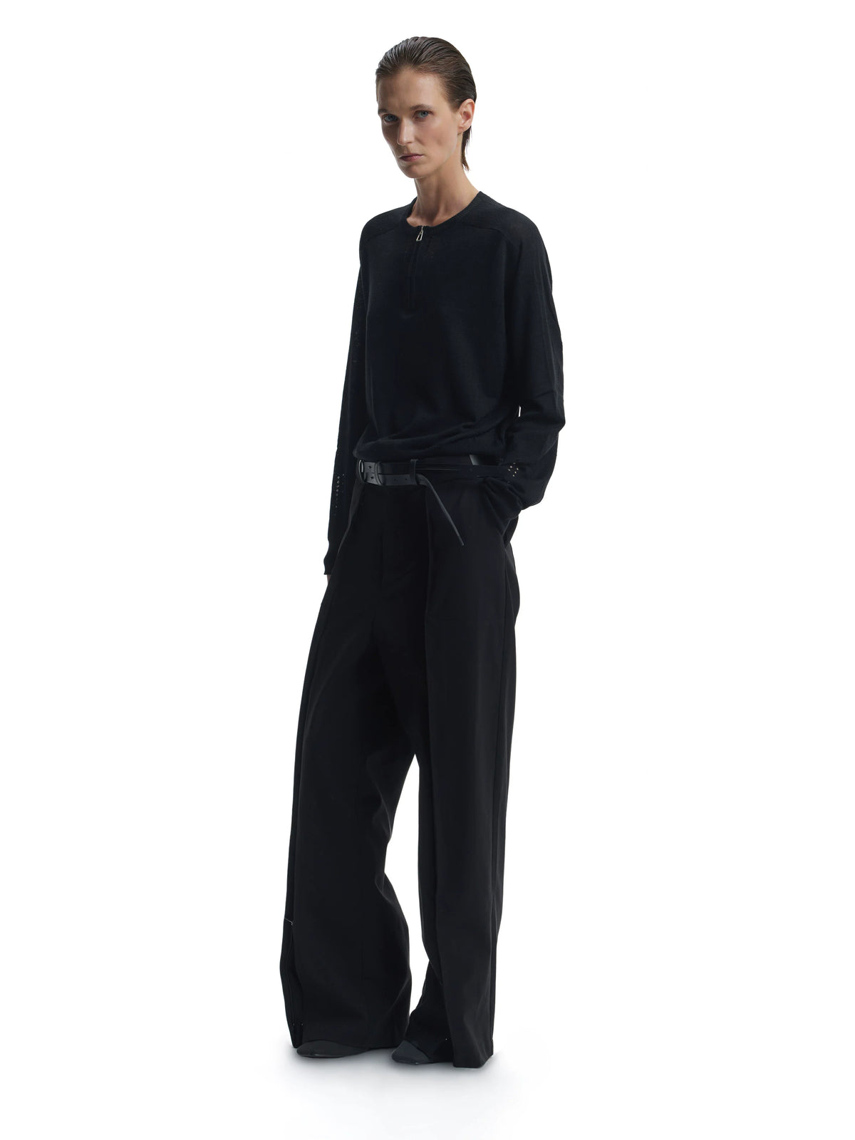 LIGHTWEIGHT WOOL-BLEND LONG SLEEVE