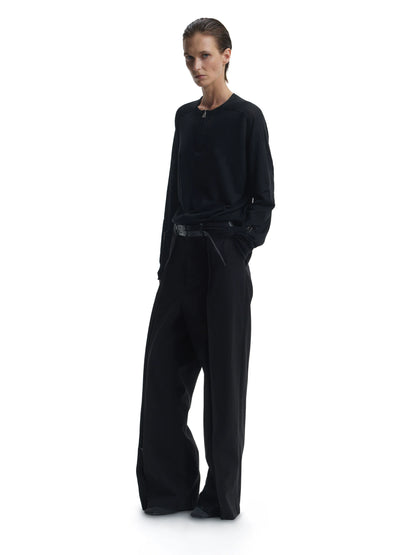 LIGHTWEIGHT WOOL-BLEND LONG SLEEVE