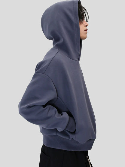 BLUE MIST BOXY HOODIE