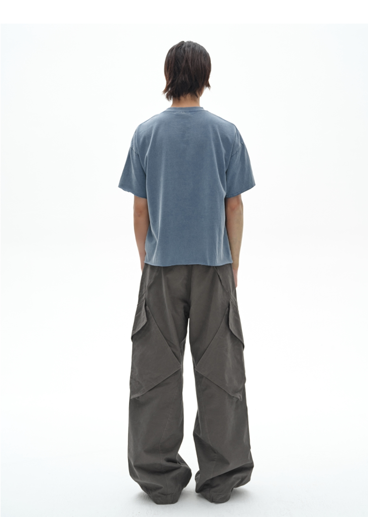 WASHED CARGO WORK PANTS