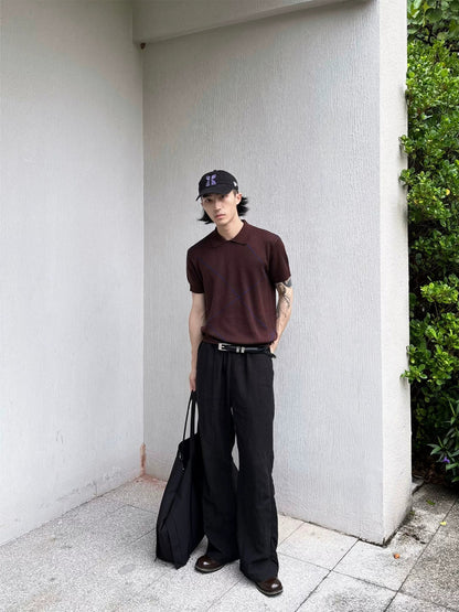 GEOMETRIC POLO TEE