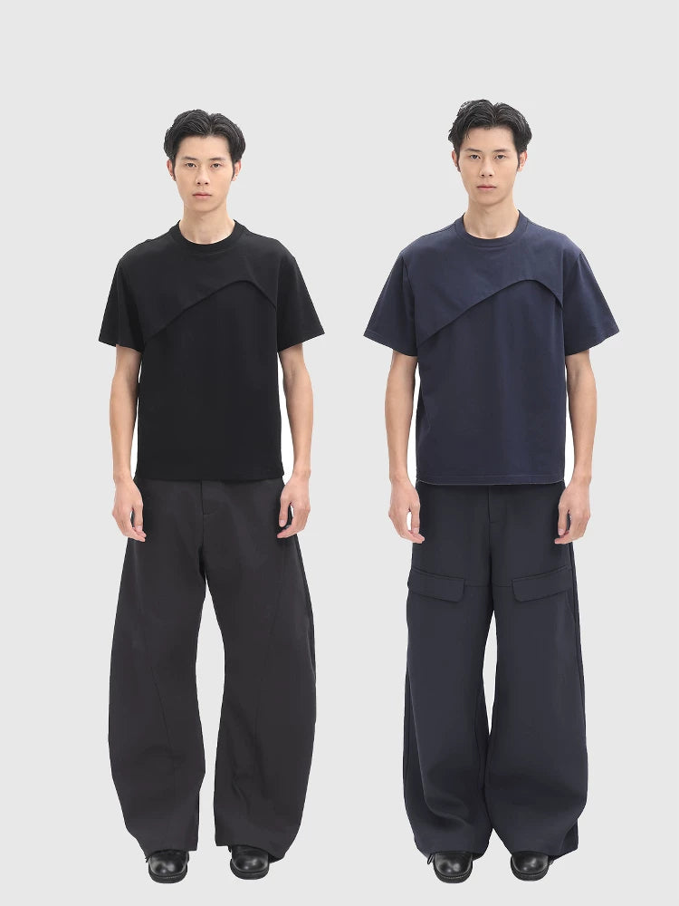 CURVED LINE T-SHIRT