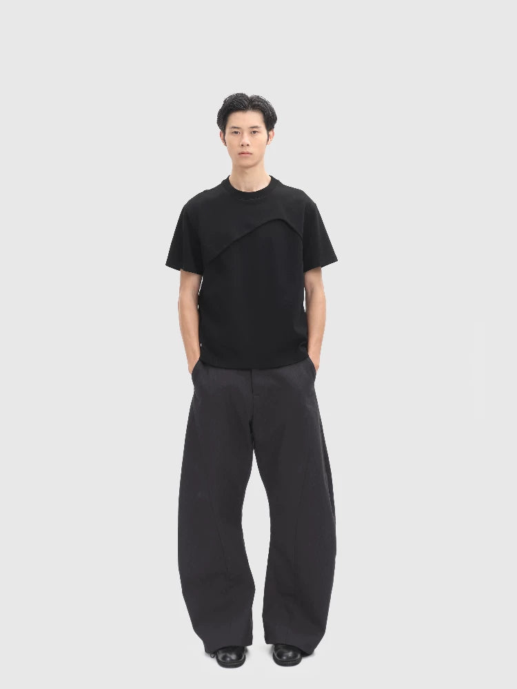 CURVED LINE T-SHIRT