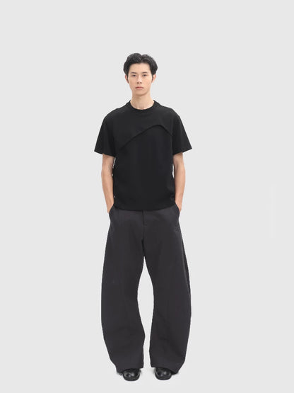 CURVED LINE T-SHIRT