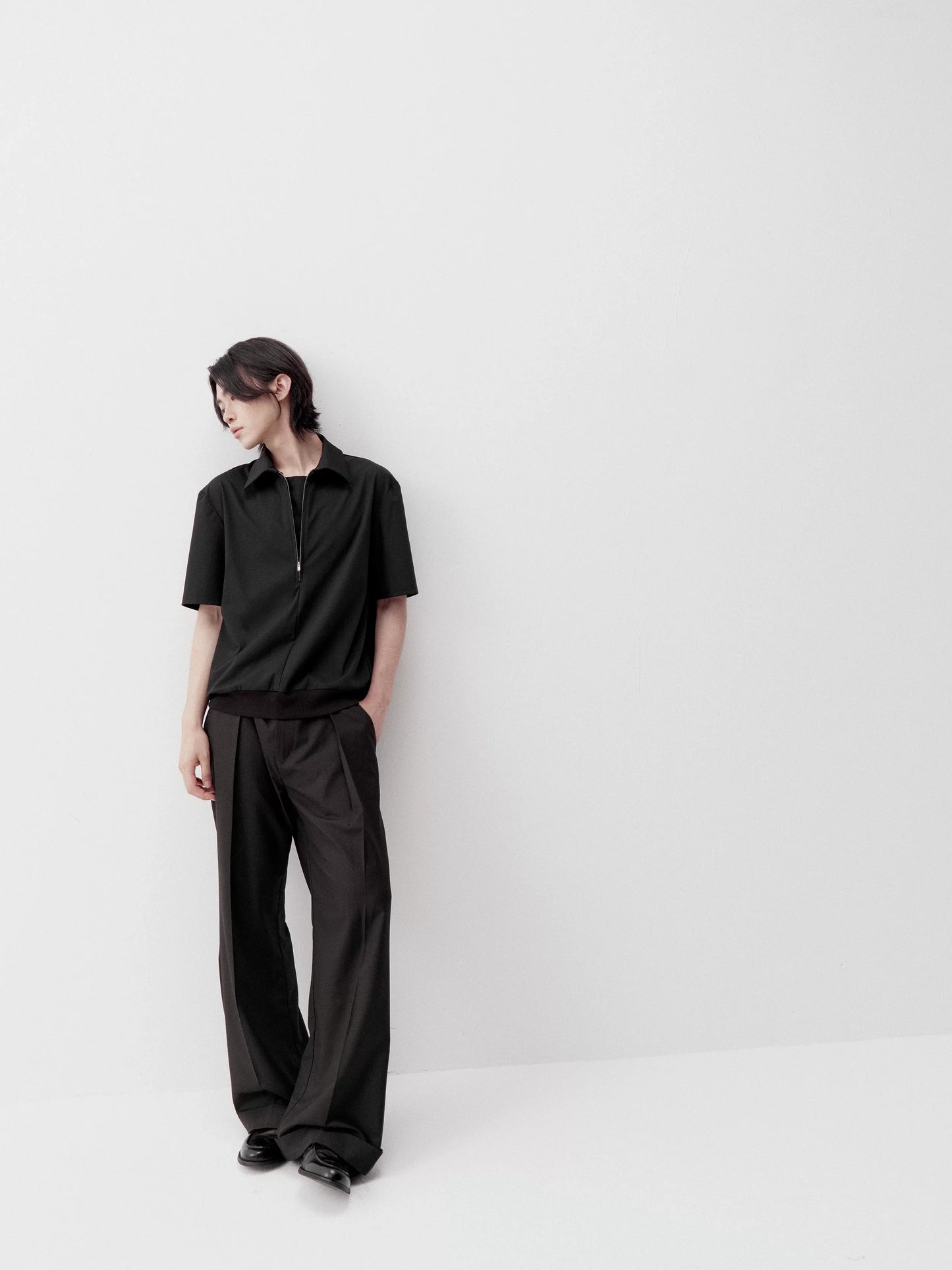 MODAL HALF-ZIP POLO