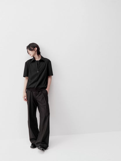MODAL HALF-ZIP POLO