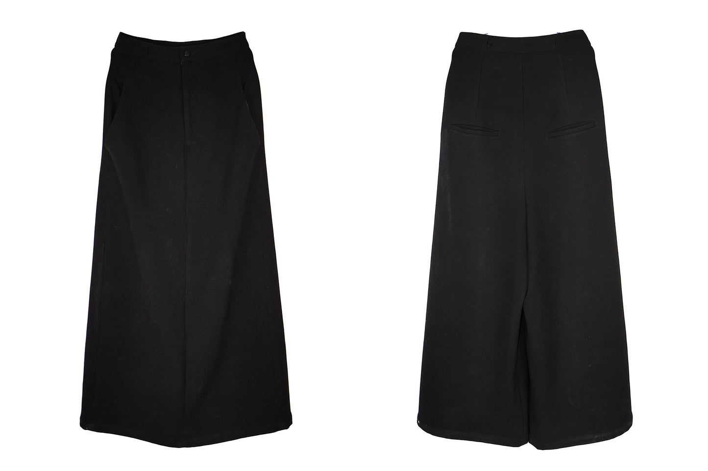 ULTRA HIGH-WAIST TRAPEZE PANTS