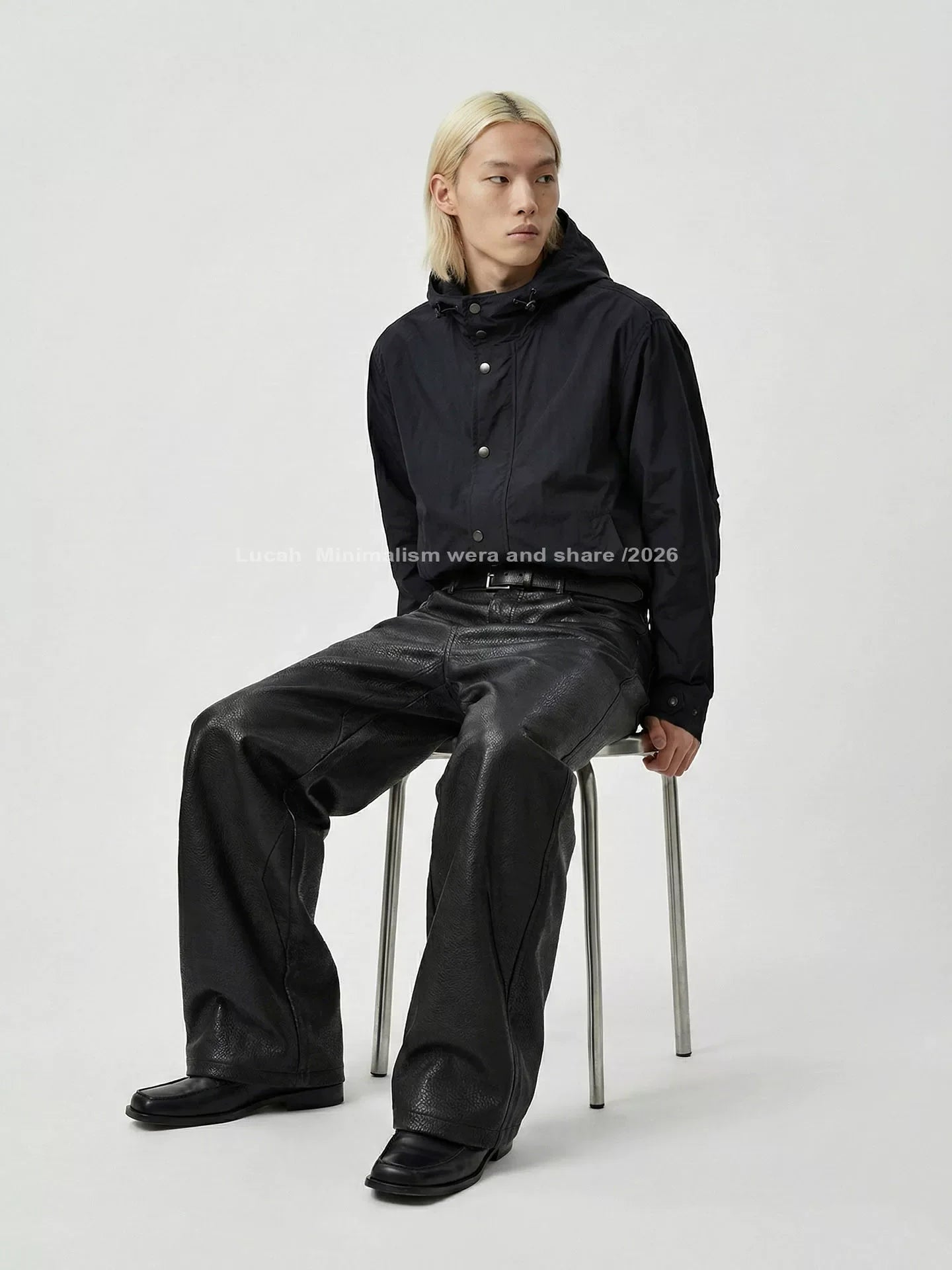 MINIMALIST LEATHER TROUSERS