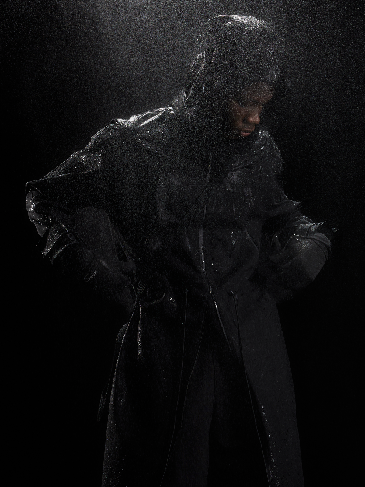 3-LAYER WINDBREAKER JACKET WITH HOOD
