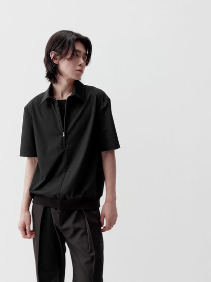 MODAL HALF-ZIP POLO