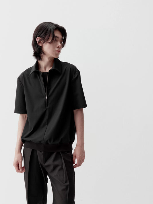 MODAL HALF-ZIP POLO