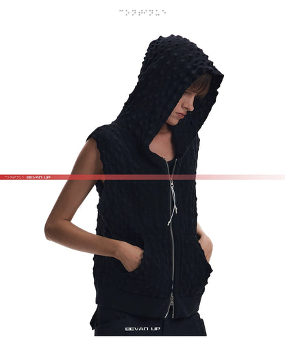 BREATHABLE TEXTURED CASUAL CARDIGAN
