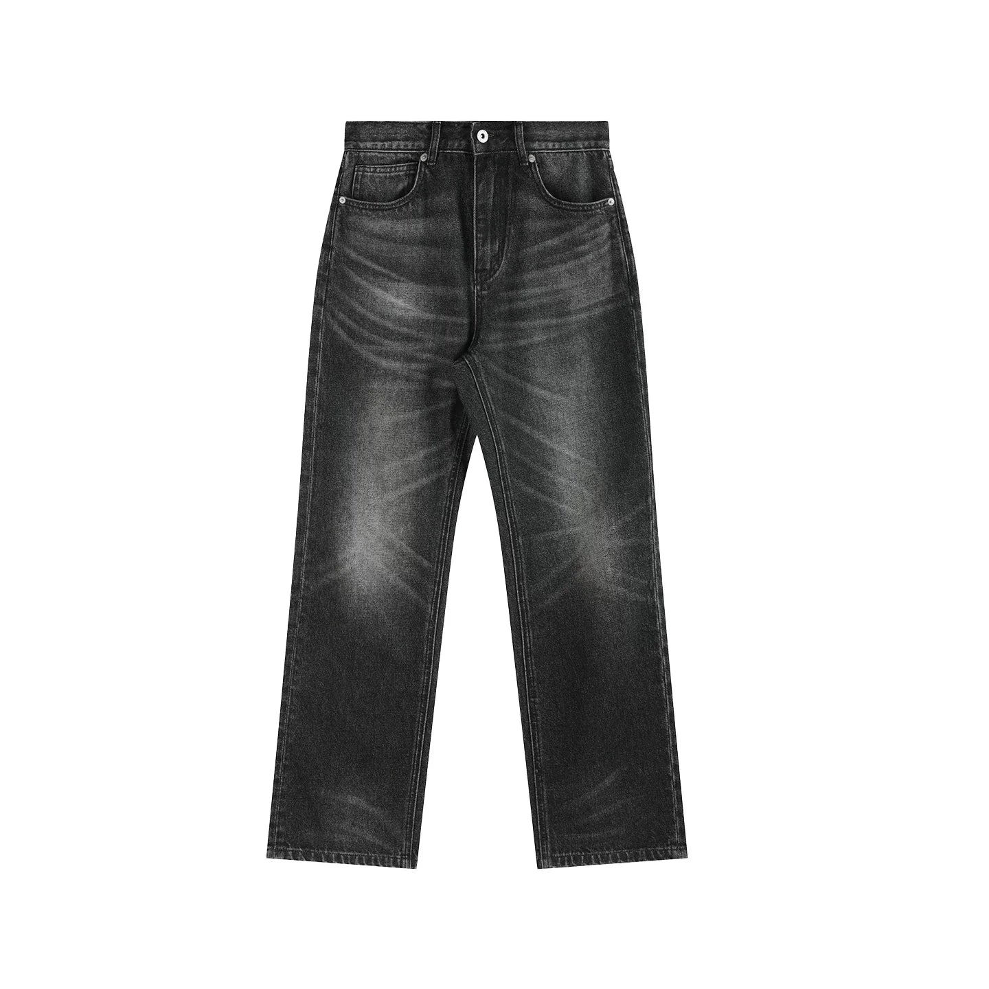 WASH BLACK DENIM PANTS