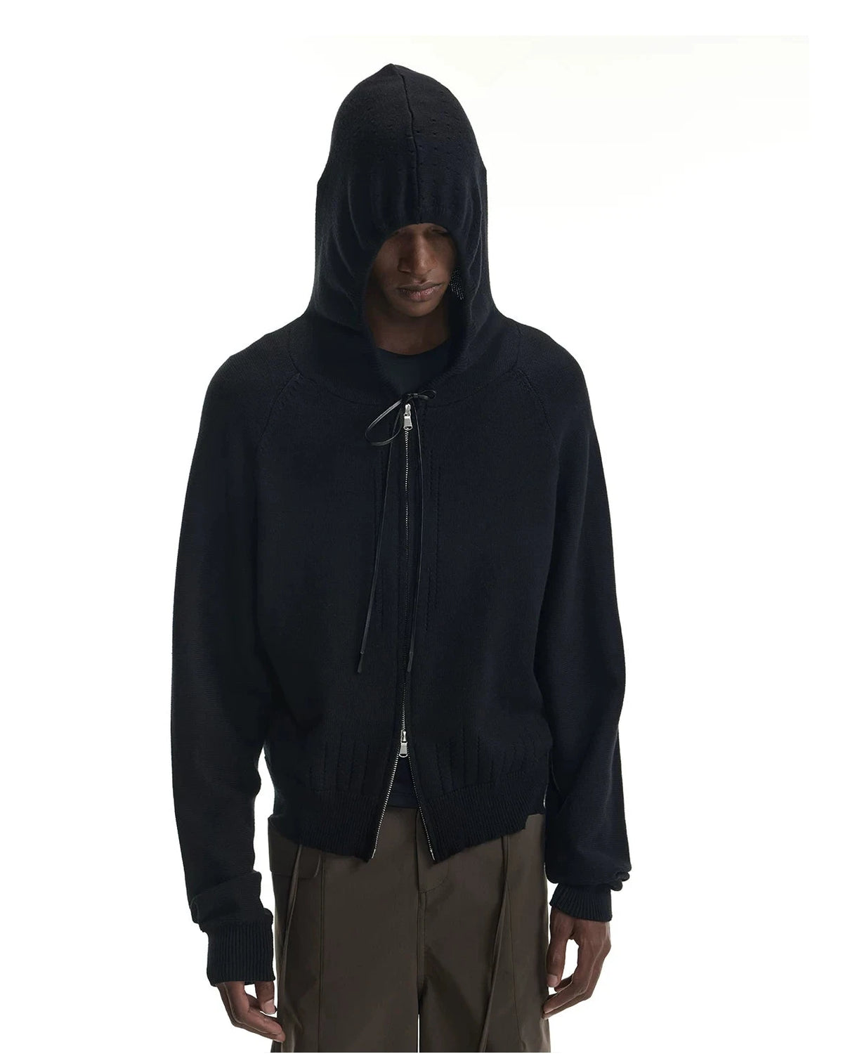 OPENWORK CROPPED FITNESS HOODIE