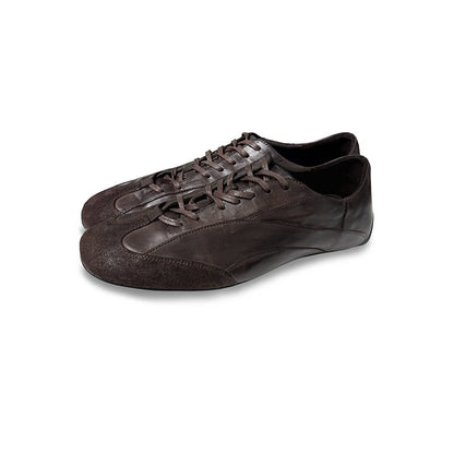 DECONSTRUCTED LEATHER SHOES