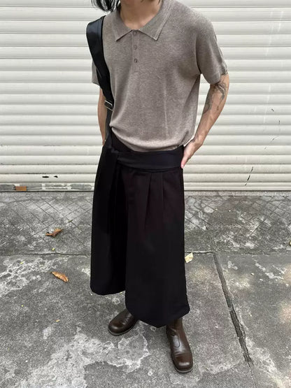 SATIN PLEAT CULOTTES