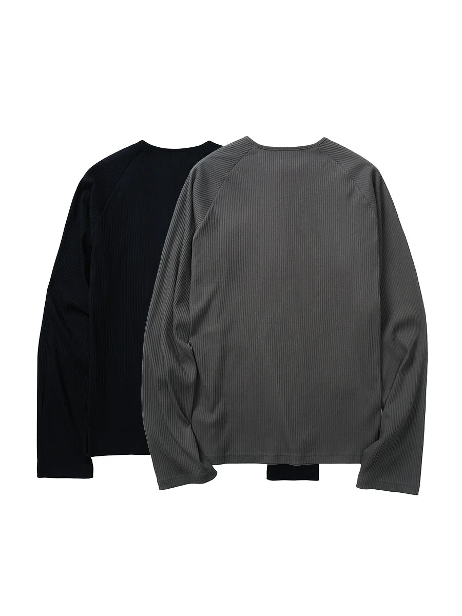 SLIM FIT HENLEY SLEEVE