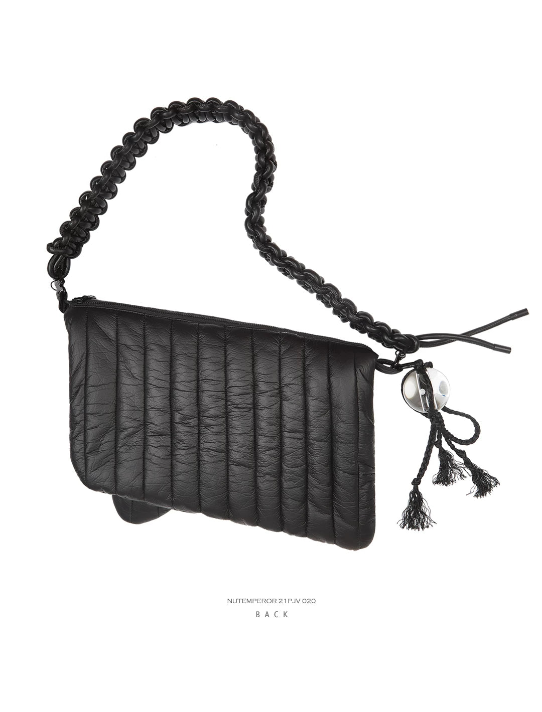 FAUX LEATHER CROSSBODY LAPTOP BAG