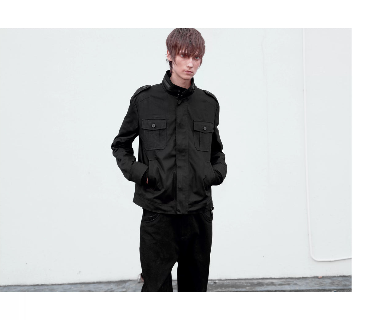 MERCERIZED COTTON WORK JACKET