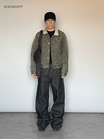 VINTAGE WIDE-LEG COMMUTER PANTS