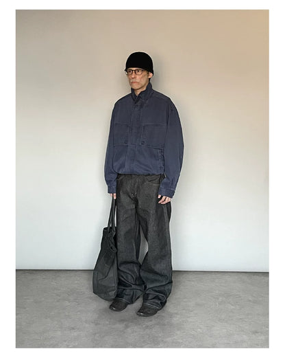 VINTAGE WIDE-LEG COMMUTER PANTS