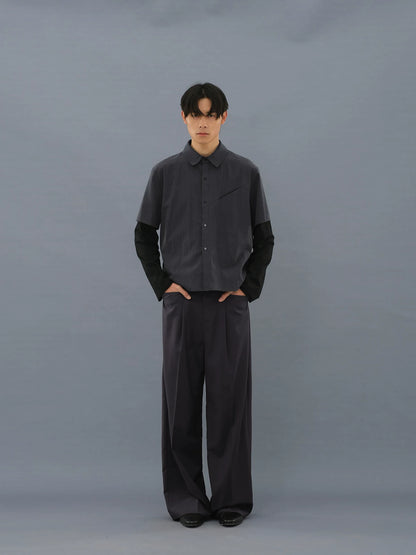 TENCEL BLEND SHORT SLEEVE SHIRT