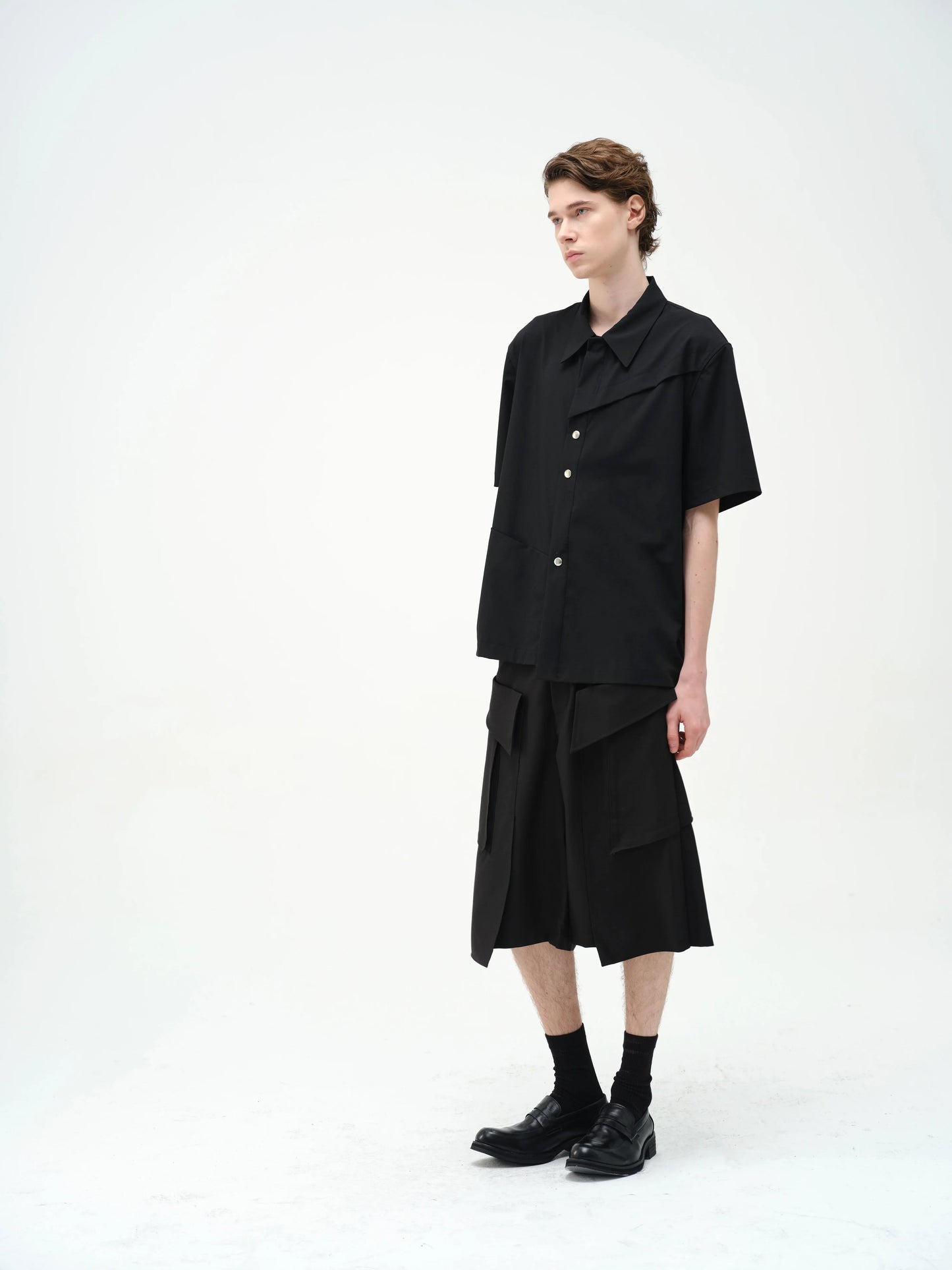 DECONSTRUCTED MULTI-POCKET SHORTS