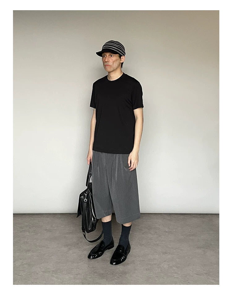PLEATED CASUAL JORTS