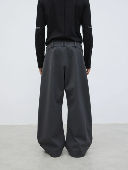 PLEATED TROUSERS