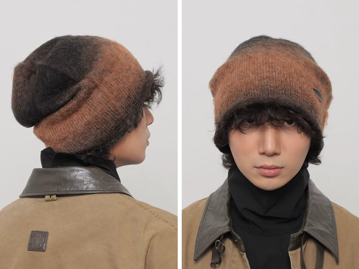 GRADIENT SLOUCH KNIT CAP 14