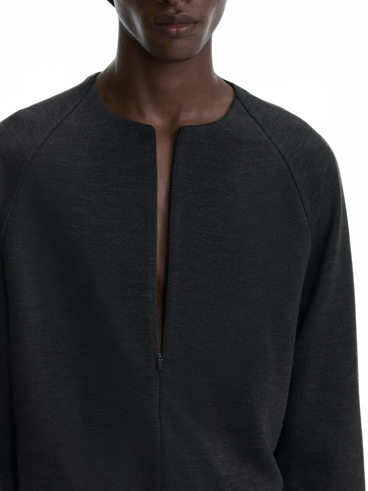 RELAXED 3D ZIP LONG SLEEVE