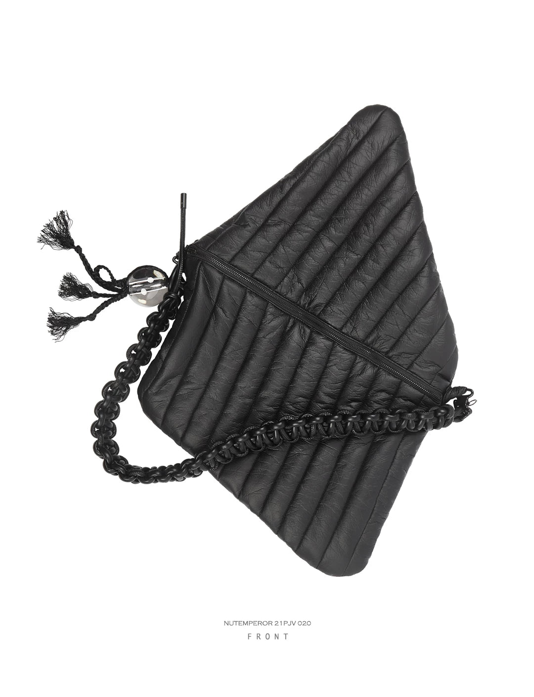 FAUX LEATHER CROSSBODY LAPTOP BAG