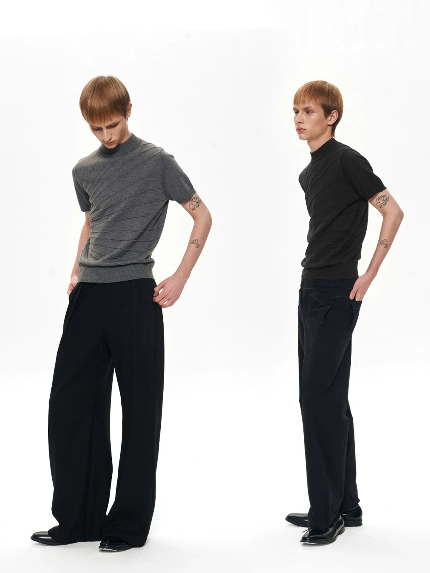 SCULPTED WOOL TEE