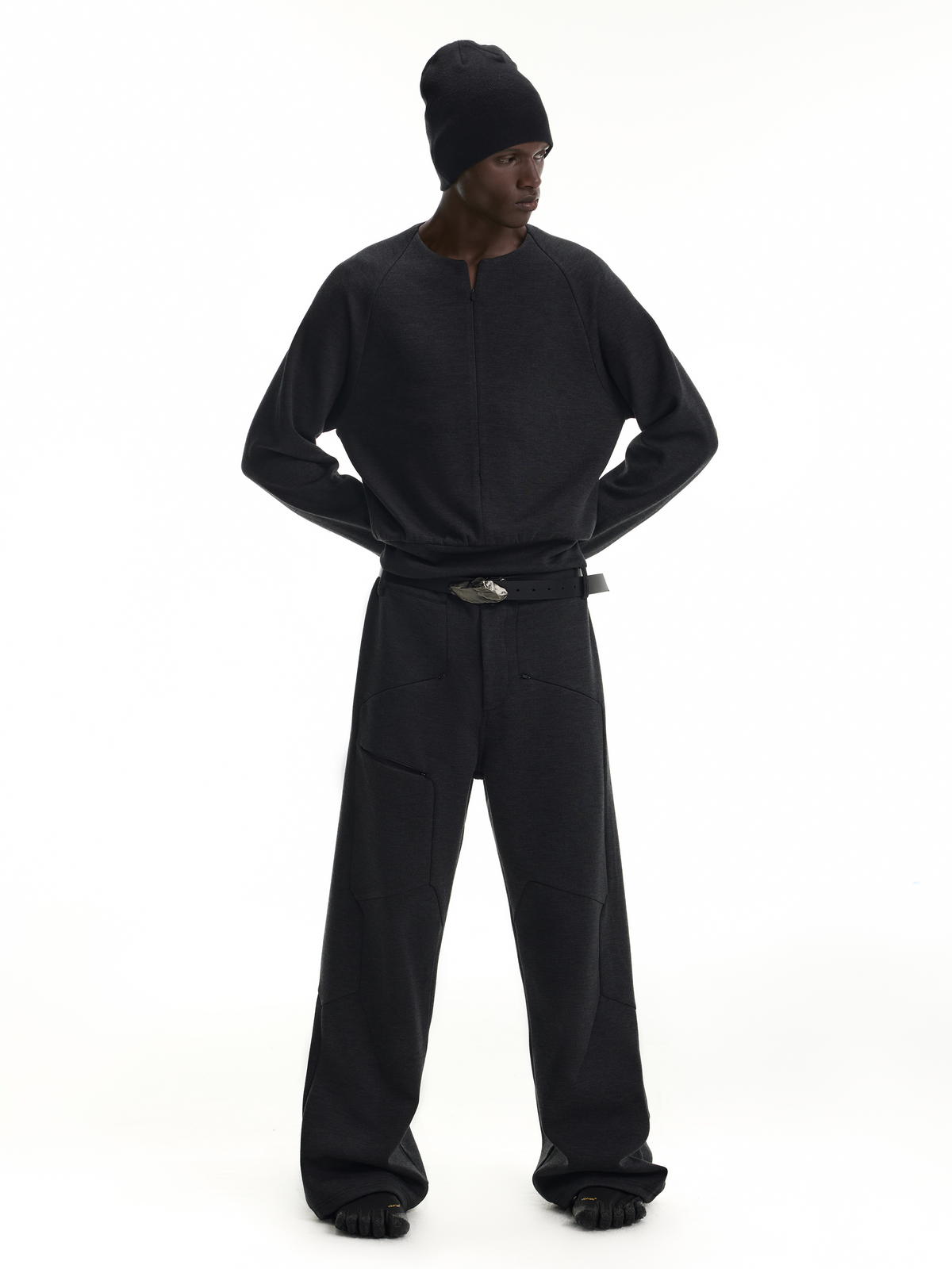 RELAXED 3D ZIP LONG SLEEVE