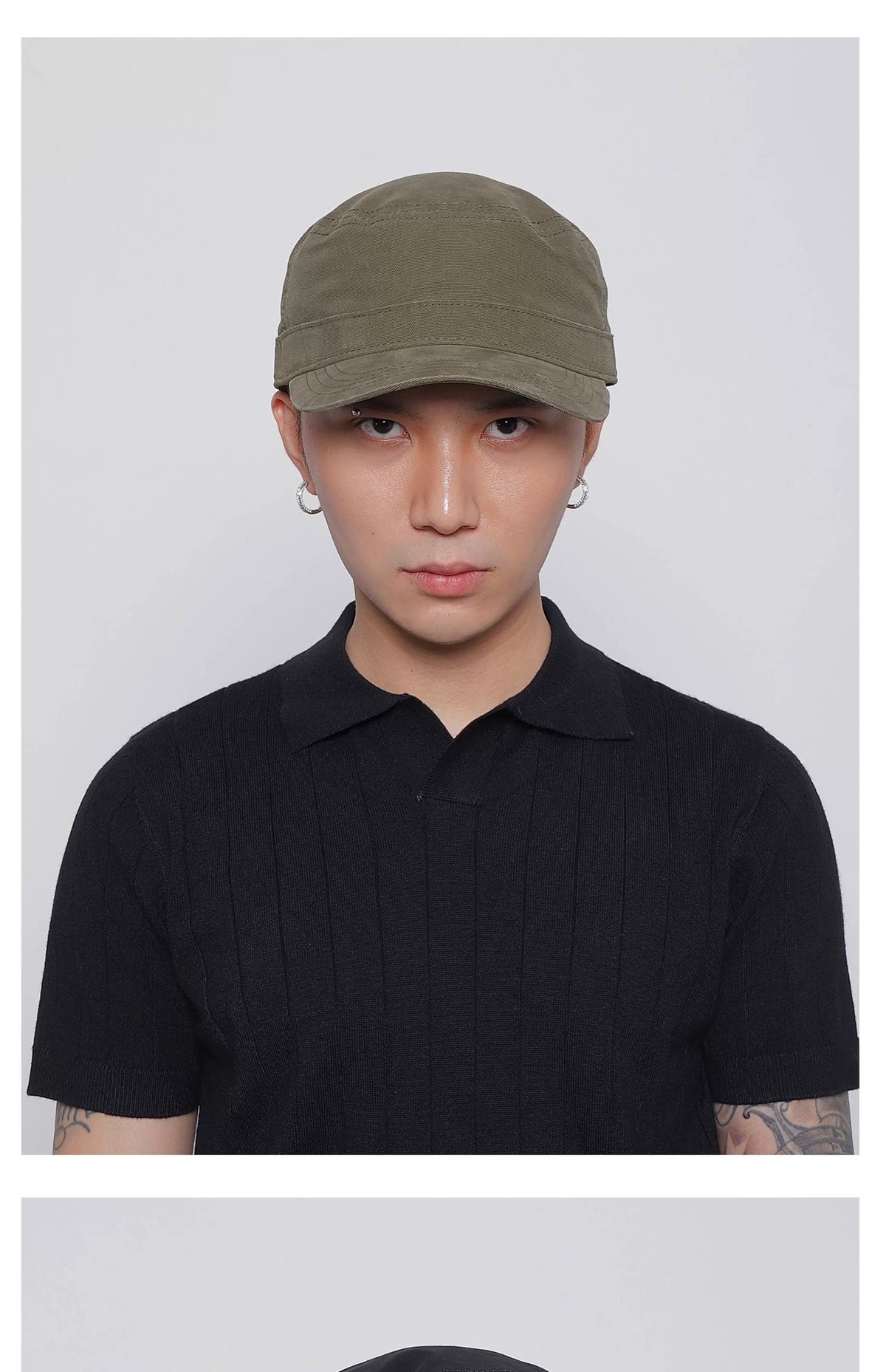 WASHED FLAT TOP CAP 12