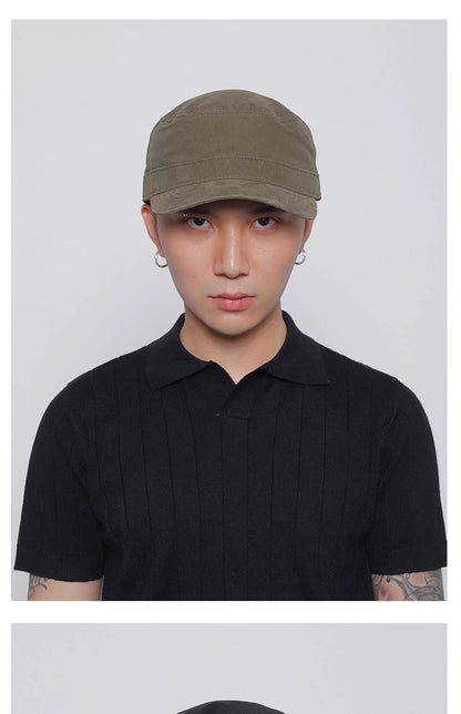 WASHED FLAT TOP CAP 12